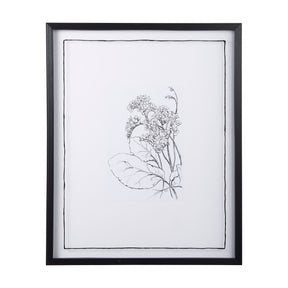 Spring Blooming VIII by Mercana Studio Hand Embellished Textured Framed Art Print Matted under Glass by Mercana at Eve Furniture