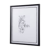 Spring Blooming X by Mercana Studio a Hand Embellished Textured Framed Art Print Matted under Glass by Mercana at Eve Furniture