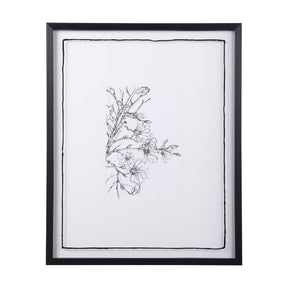 Spring Blooming X by Mercana Studio a Hand Embellished Textured Framed Art Print Matted under Glass by Mercana at Eve Furniture