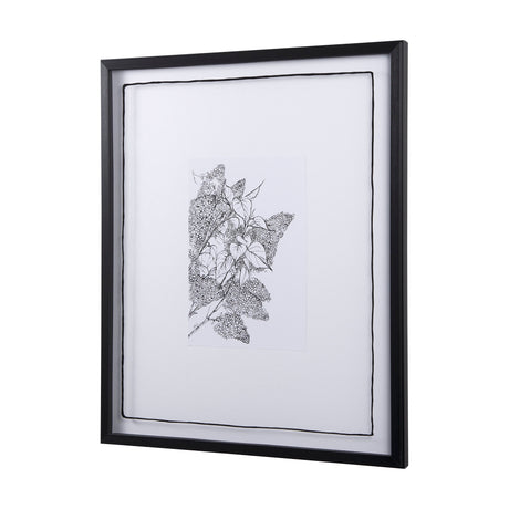 Spring Blooming XI by Mercana Studio a Hand Embellished Textured Framed Art Print Matted under Glass by Mercana at Eve Furniture