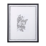 Spring Blooming XI by Mercana Studio a Hand Embellished Textured Framed Art Print Matted under Glass by Mercana at Eve Furniture
