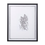 Spring Blooming XII by Mercana Studio Hand Embellished Textured Framed Art Print Matted under Glass by Mercana at Eve Furniture