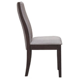 Spring Creek Gray Upholstered Side Chairs, Set of 2 by Coaster at Eve Furniture