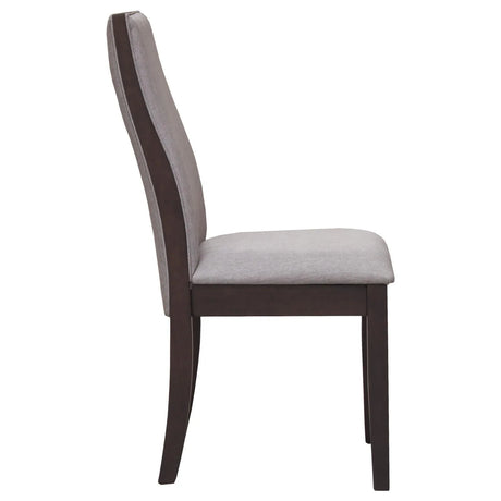 Spring Creek Gray Upholstered Side Chairs, Set of 2 by Coaster at Eve Furniture
