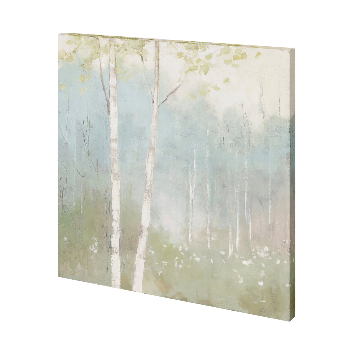 Spring Fling I Cool by Mercana Studio a Hand Embellished Textured Canvas by Mercana at Eve Furniture