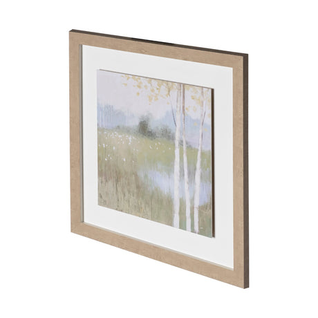 Spring Fling II Cool by Mercana Studio a Hand Embellished Textured Framed Art Print by Mercana at Eve Furniture
