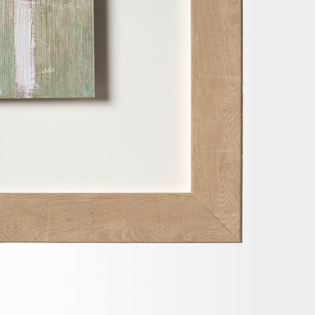 Spring Fling II Cool by Mercana Studio a Hand Embellished Textured Framed Art Print by Mercana at Eve Furniture