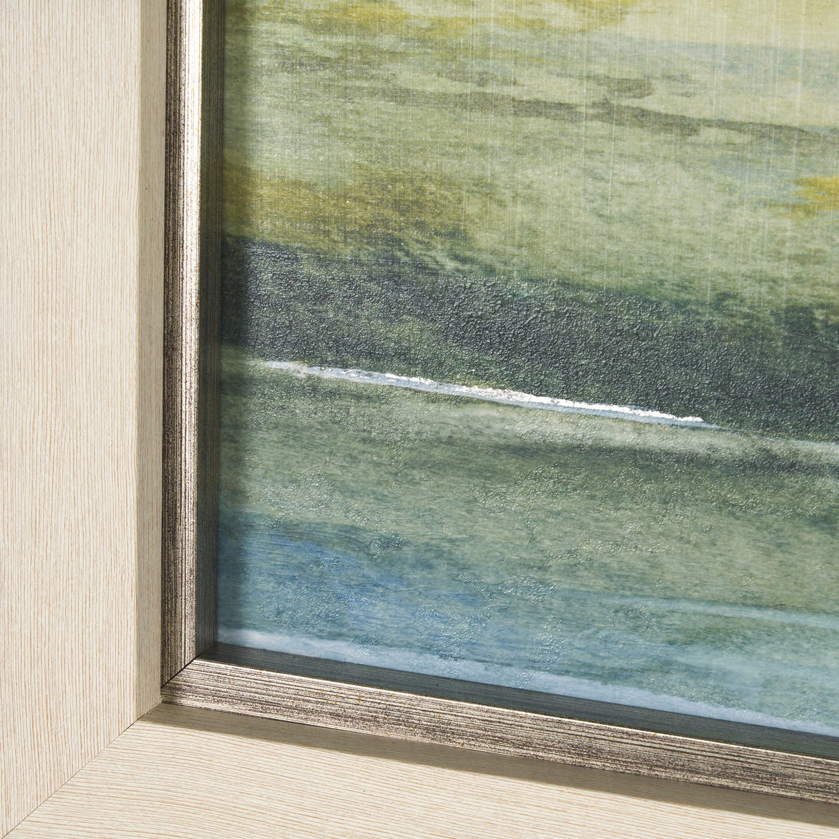 Spring Horizon I by Mercana Studio a Hand Embellished Textured Framed Art Print by Mercana at Eve Furniture
