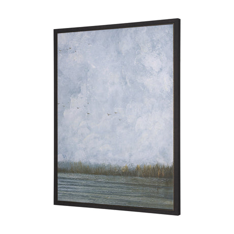 Spring is Coming II by Mercana Studio a Hand Embellished Textured Framed Canvas by Mercana at Eve Furniture