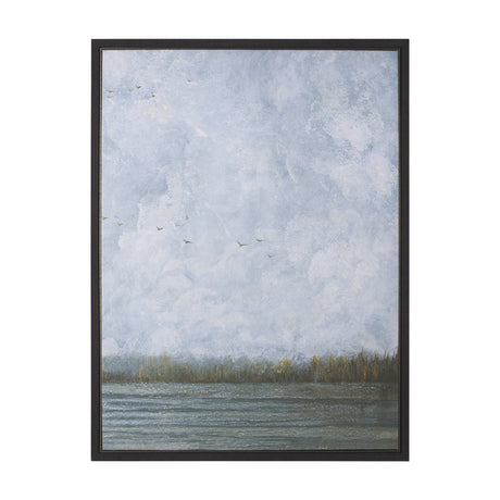 Spring is Coming II by Mercana Studio a Hand Embellished Textured Framed Canvas by Mercana at Eve Furniture