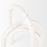 Springe White & Gray Speckled Arch Decorative Object (Set of 2) by Mercana at Eve Furniture
