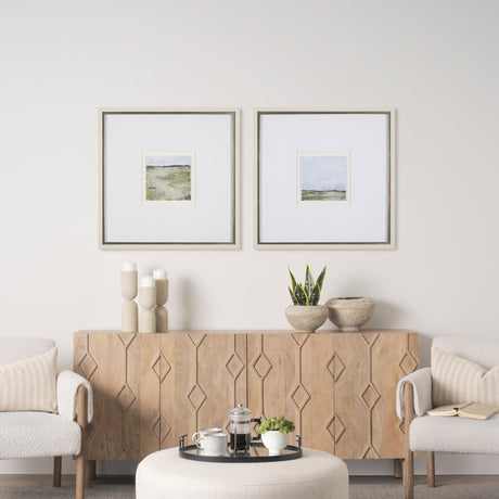 Springs Coming I by Mercana Studio a Hand Embellished Textured Framed Art Print Matted under Glass by Mercana at Eve Furniture