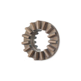 Sprocket Round Brown Wood Frame Mirror by Mercana at Eve Furniture