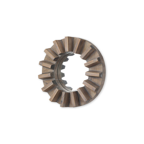 Sprocket Round Brown Wood Frame Mirror by Mercana at Eve Furniture