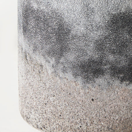 Squally Black/Brown Glass Ombre Textured Small Vase by Mercana at Eve Furniture