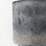 Squally Black/Brown Glass Ombre Textured Vase by Mercana at Eve Furniture
