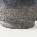 Squally Black/Brown Glass Ombre Textured Vase by Mercana at Eve Furniture