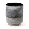 Squally Black/Brown Glass Ombre Textured Vase by Mercana at Eve Furniture