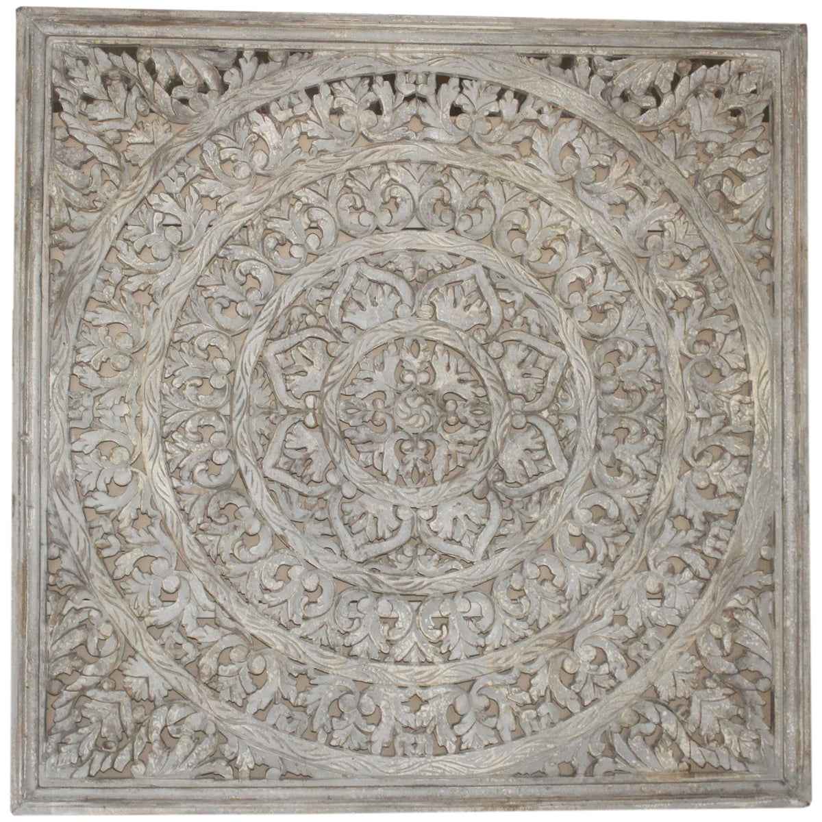 Square Carved Beige Panel by Classic Home at Eve Furniture