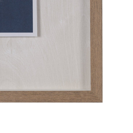Square Knot by Mercana Studio Hand-Embellished Framed Artwork Matted under Glass by Mercana at Eve Furniture