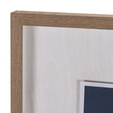 Square Knot by Mercana Studio Hand-Embellished Framed Artwork Matted under Glass by Mercana at Eve Furniture