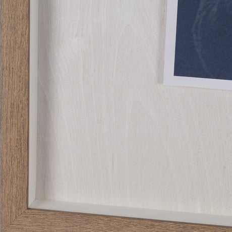 Square Knot by Mercana Studio Hand-Embellished Framed Artwork Matted under Glass by Mercana at Eve Furniture
