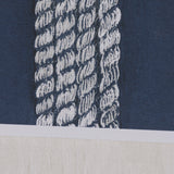 Square Knot by Mercana Studio Hand-Embellished Framed Artwork Matted under Glass by Mercana at Eve Furniture