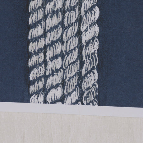 Square Knot by Mercana Studio Hand-Embellished Framed Artwork Matted under Glass by Mercana at Eve Furniture