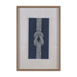 Square Knot by Mercana Studio Hand-Embellished Framed Artwork Matted under Glass by Mercana at Eve Furniture