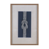 Square Knot by Mercana Studio Hand-Embellished Framed Artwork Matted under Glass by Mercana at Eve Furniture