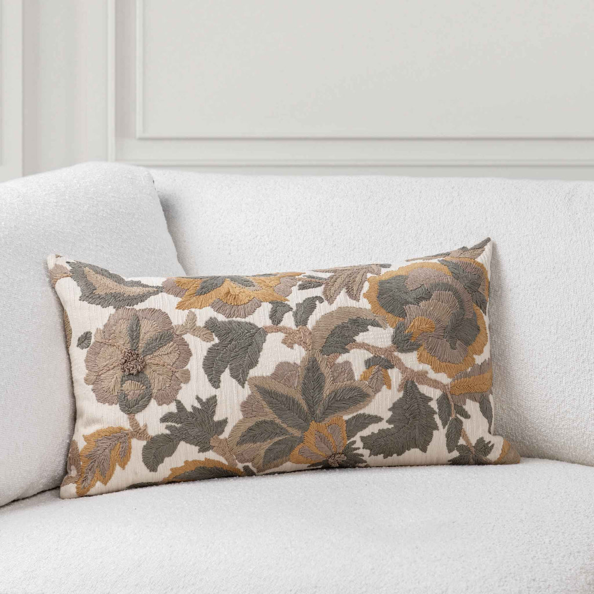 SR Jana Dry Sage Multi 14x26 Throw Pillow (Set of 2) by Classic Home at Eve Furniture