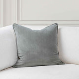 SR Memoir Dry Sage 22x22 Throw Pillow (Set of 2) by Classic Home at Eve Furniture