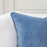 SR Memoir Sea Blue 22x22 Throw Pillow (Set of 2) by Classic Home at Eve Furniture