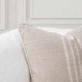 SR Newport Ivory 22x22 Throw Pillow (Set of 2) by Classic Home at Eve Furniture