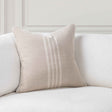SR Newport Ivory 22x22 Throw Pillow (Set of 2) by Classic Home at Eve Furniture