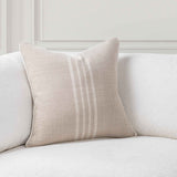 SR Newport Ivory 22x22 Throw Pillow (Set of 2) by Classic Home at Eve Furniture