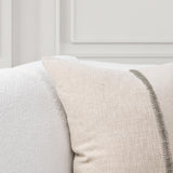 SR Nisha Natural/Dry Sage 22x22 Throw Pillow (Set of 2) by Classic Home at Eve Furniture