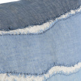 ST Bikram Capri Blue Multi 22x22 Throw Pillow (Set of 2) by Classic Home at Eve Furniture