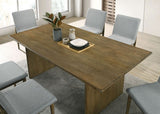St Gallen Natural Tone/Light Gray 7-Piece Dining Room Set by Furniture of America at Eve Furniture