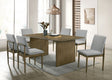 St Gallen Natural Tone/Light Gray 7-Piece Dining Room Set by Furniture of America at Eve Furniture