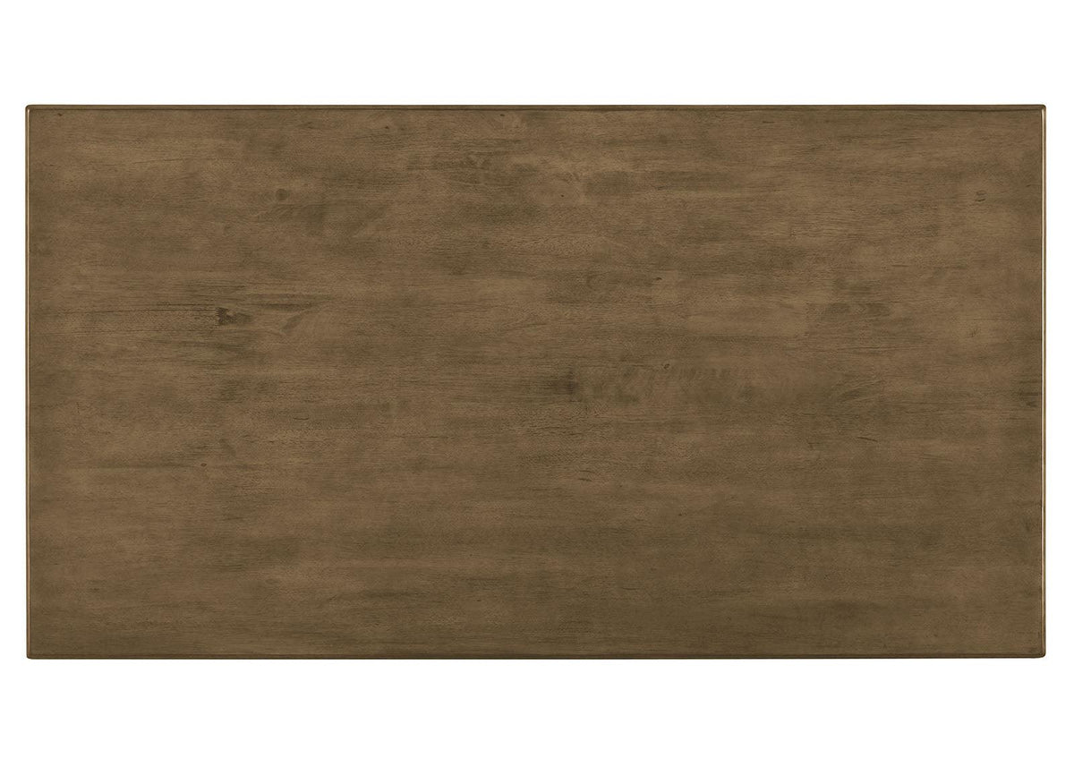 St Gallen Natural Tone/Light Gray Dining Table by Furniture of America at Eve Furniture