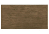 St Gallen Natural Tone/Light Gray Dining Table by Furniture of America at Eve Furniture