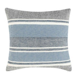 ST Lima Capri Blue/Dark Gray Multiple Sizes Throw Pillow (Set of 2) by Classic Home at Eve Furniture