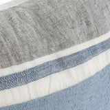 ST Lima Capri Blue/Dark Gray Multiple Sizes Throw Pillow (Set of 2) by Classic Home at Eve Furniture