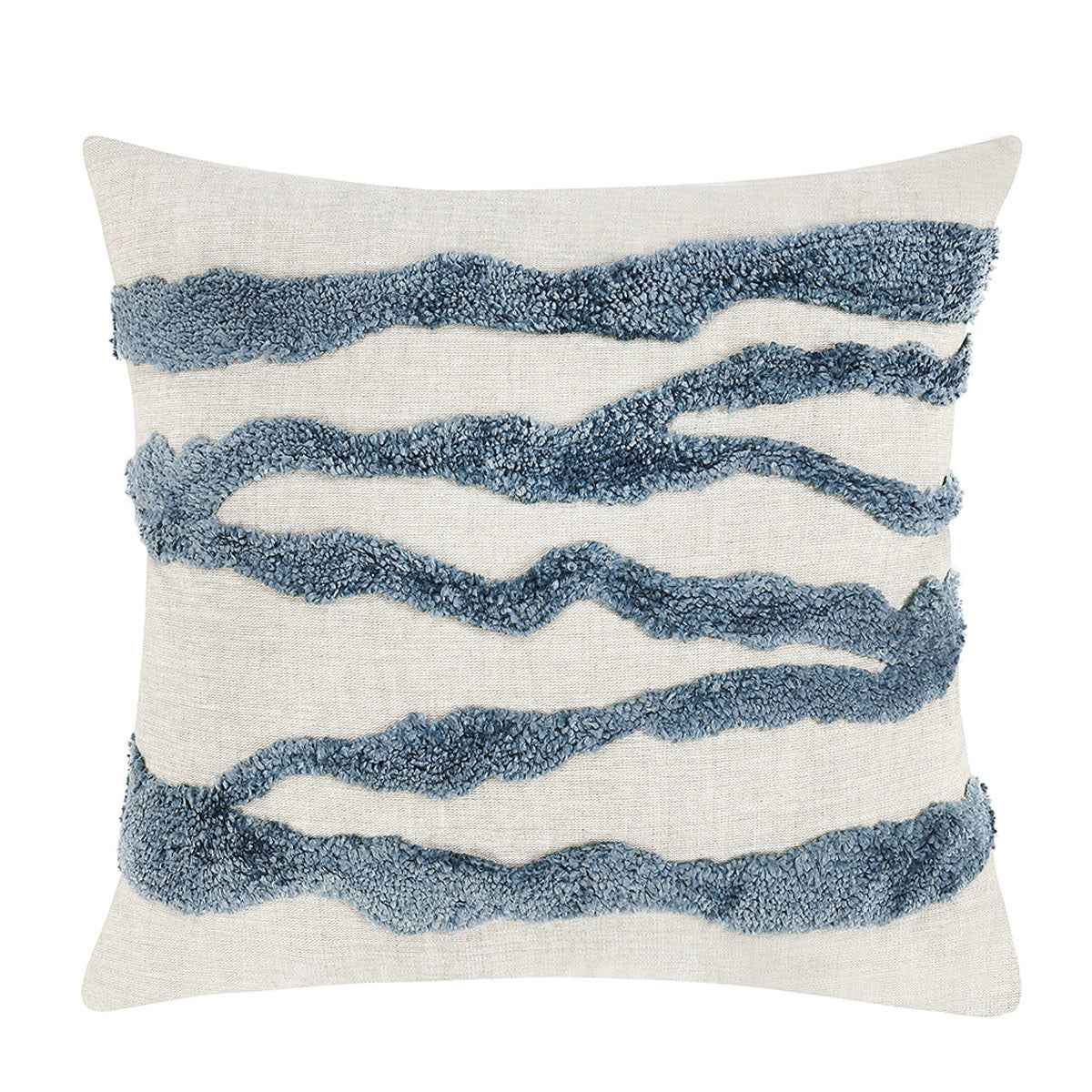 ST Passage Capri Blue 22x22 Throw Pillow (Set of 2) by Classic Home at Eve Furniture