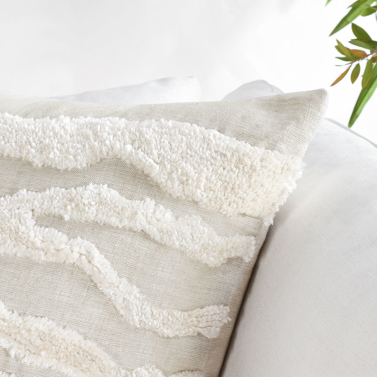 ST Passage Ivory 22x22 Throw Pillow (Set of 2) by Classic Home at Eve Furniture