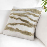 ST Passage Wheat Green 22x22 Throw Pillow (Set of 2) by Classic Home at Eve Furniture