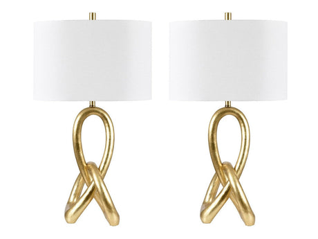 St. James Gold Table Lamp (Set of 2) by Crestview at Eve Furniture