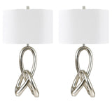 St. James Silver Table Lamp (Set of 2) by Crestview at Eve Furniture