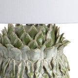 St. Simon Green/White Table Lamp by Crestview at Eve Furniture